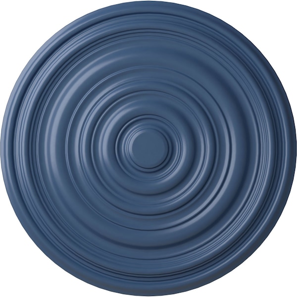 Ekena Millwork Carton Ceiling Medallion (For Canopies up to 2 5/8"), Hand-Painted Americana, 12 5/8"OD x 1"P CM13CAAMF - main
